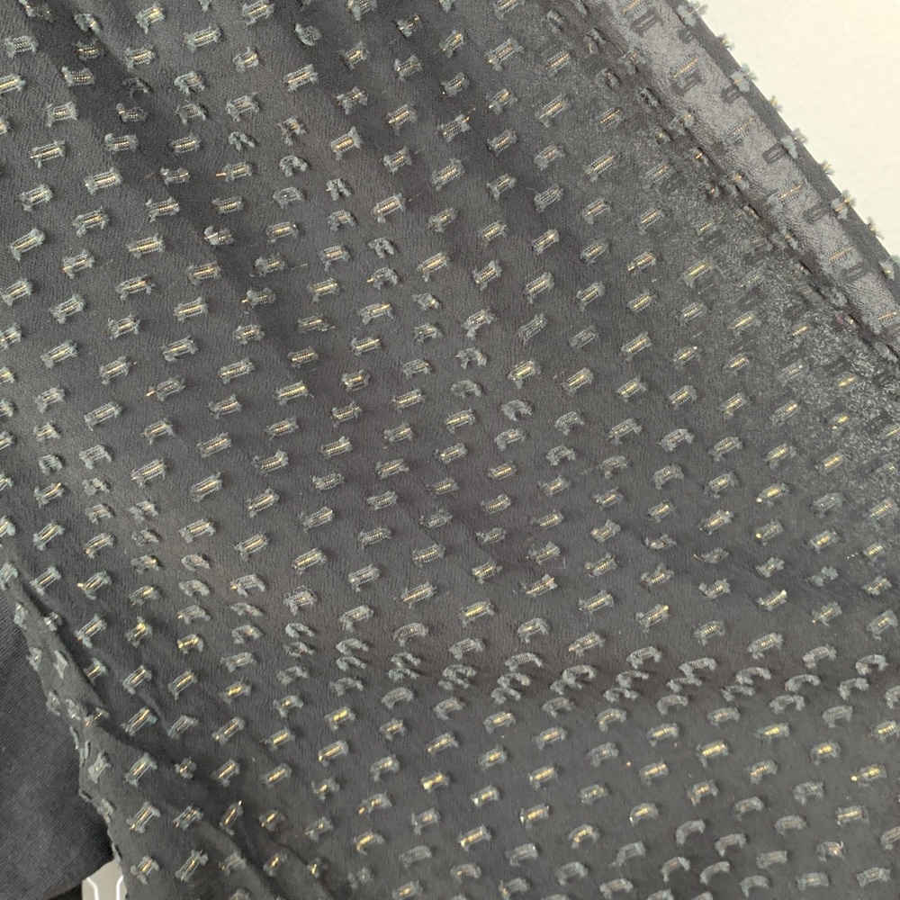 Chico’s Chiffon Sleeve Top in Black NEW! - Picture 5 of 8